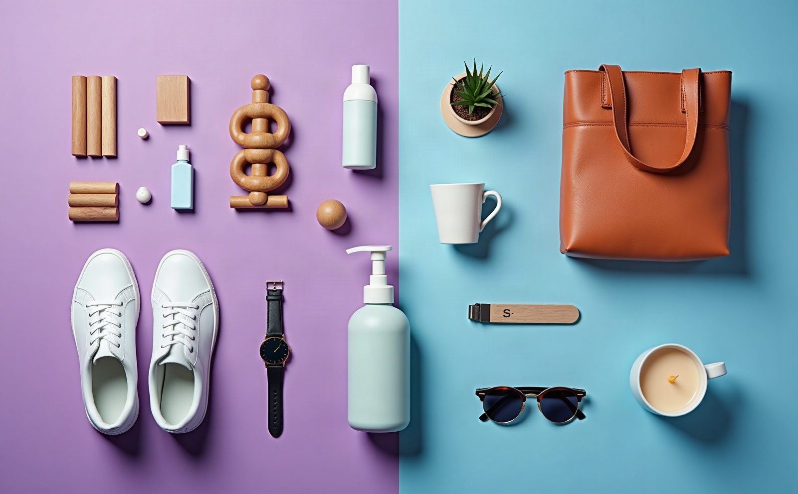 A colourful range of retail products, the kind shoppers discover in Google's free Shopping listings
